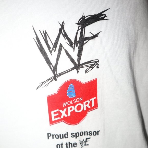 Vintage WWF Molson Export T-Shirt Extra Large - Picture 2 of 5